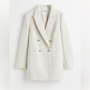 H&M straight cut Boucle jacket